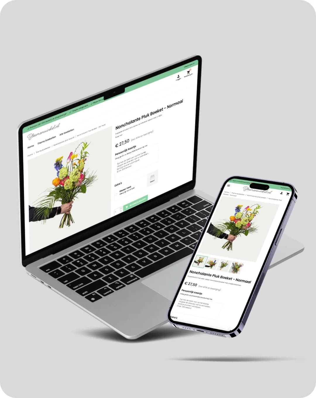 Bloemenwinkel.nl - Webshop ontwikkeling - afbeelding 2