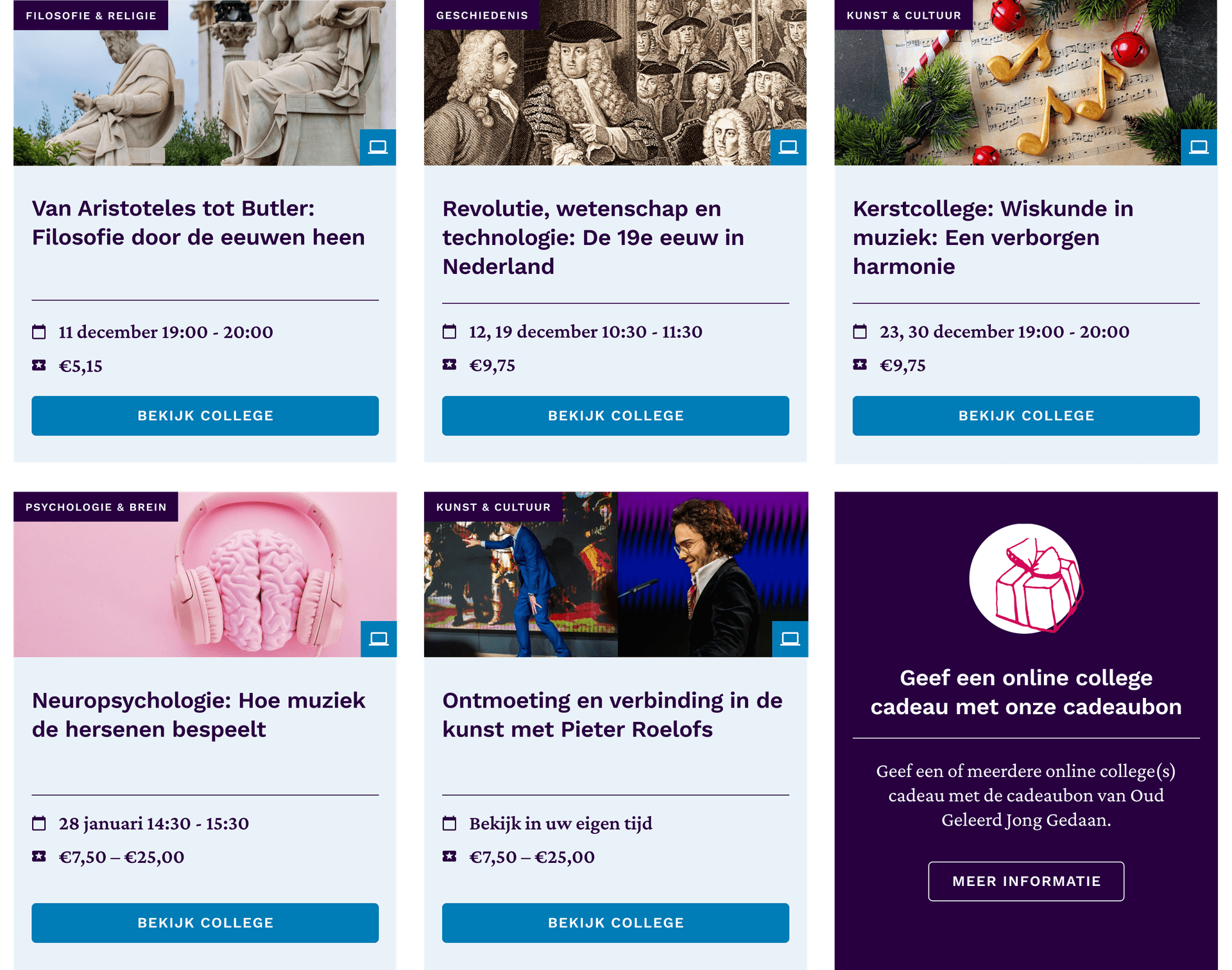 OGJG - Online college platform ontwikkeling - afbeelding 1