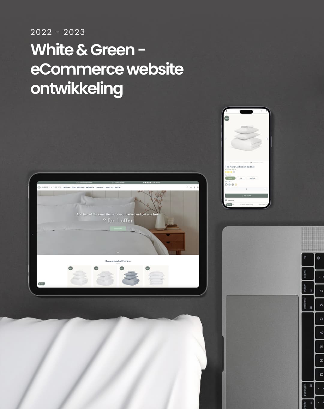 White & Green - eCommerce website ontwikkeling